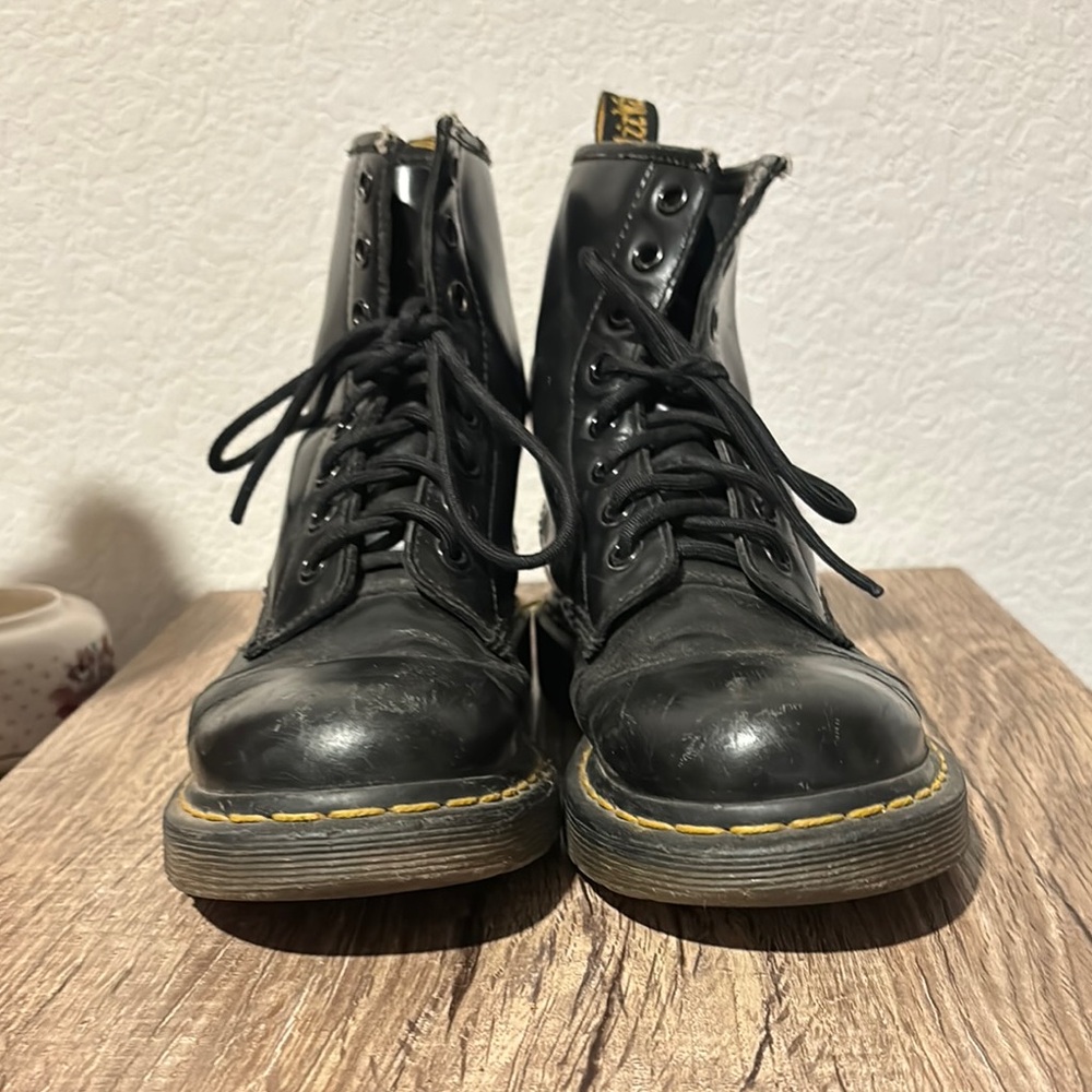 Dr. Martens Black Leather Boots